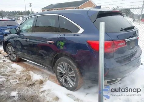 2017 Acura Mdx Technology Package из США, поврежденный, VIN 5FRYD4H54HB033190